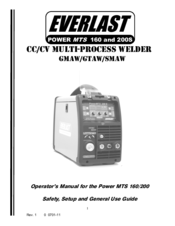 Everlast POWER MTS 200 Operator's Manual