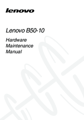 Lenovo B50-10 Hardware Maintenance Manual