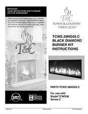 Town & Country Fireplaces TCWS.38NG03.C Instructions Manual