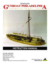Model Shipways MS2263 Instruction Manual