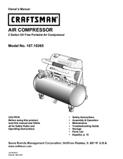 Craftsman 107.10265 Owner's Manual