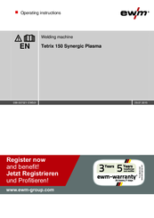 EWM Tetrix 150 Synergic Plasma Operating Instructions Manual