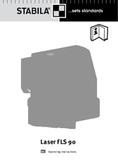 Stabila Laser FLS 90 Operating Instructions Manual