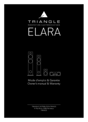 TriangleTube ELARA LN07 Owner's Manual & Warranty