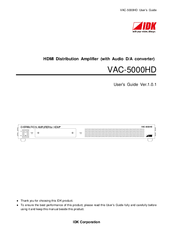 IDK VAC-5000HD User Manual