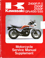 Kabelbane Mål lovende Kawasaki 1984 GPz550 Manuals | ManualsLib
