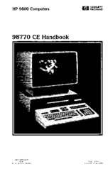 HP 98770 CE Handbook