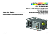 Digital Projection lightning series User Manual