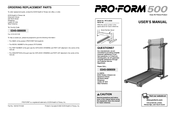 ProForm PETL50000 User Manual
