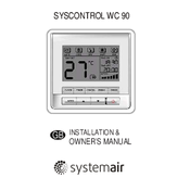 SystemAir SYSCONTROL WC 90 Installation & Owner's Manual