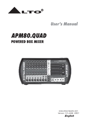 Alto APM80.QUAD User Manual
