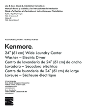 Kenmore 110.81422 Use & Care Manual
