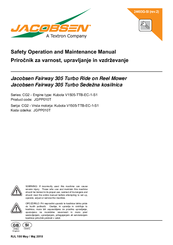 Jacobsen Fairway 305 Turbo Safety, Operating And Maintenance Instructions