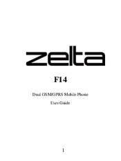 zelta F14 User Manual