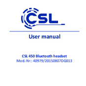 CSL 450 User Manual