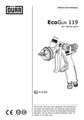 Durr EcoGun 119 Operation Manual