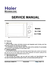 Haier EA-1770M Service Manual