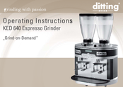 DITTING KED 640 Operating Instructions Manual