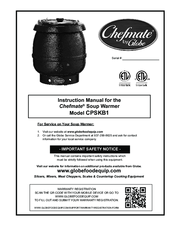 Chefmate CPSKB1 Instruction Manual