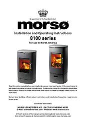 Morco 8100 series Installation And Operating Instructions Manual