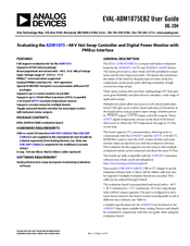 Analog Devices EVAL-ADM1075EBZ User Manual