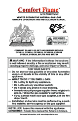 Comfort Flame CVSR18 Owner's Manual