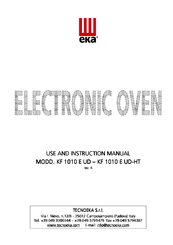 eka KF 1010 E UD Use And Instruction Manual