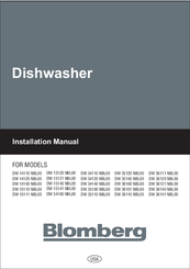 Blomberg DW 14140 NBL00 Installation Manual