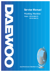 Daewoo DWM-800C Service Manual