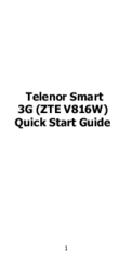 Telenor Smart 3G Quick Start Manual