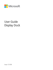 Microsoft Display Dock User Manual