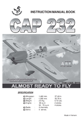 Black Horse Cap 232 Instruction Manual Book