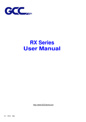 Gcc Technologies RX Series User Manual