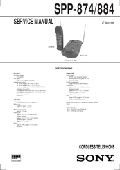 Sony SPP-874 Service Manual