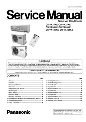 Panasonic CU-VA125KE Service Manual