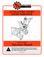 Dirty hand 101485 Operation Manual