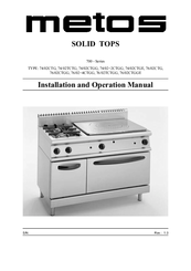 Metos 76/02+4CTGG Installation And Operation Manual