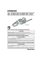 Hitachi CH 22EAP(50ST) Safety Instructions And Instruction Manual