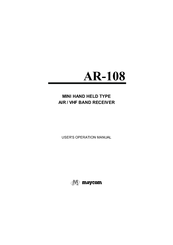 Maycom AR-108 User's Operation Manual