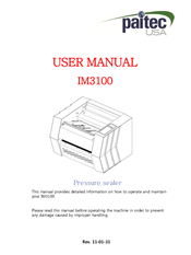 Paitec IM3100 User Manual