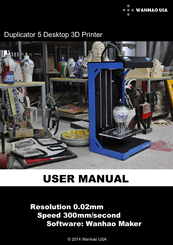 WANHAO Duplicator 5 User Manual