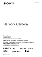 Sony Ipela Hybrid SNC-Zm550 User Manual