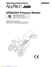 ASM AllPro APB2525H Operating Instructions Manual