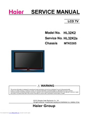 Haier HL32K2 Service Manual