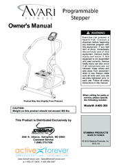 Avari Fitness A400-300 Owner's Manual