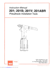 Huck 201 Instruction Manual
