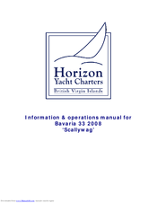 Bavaria 33 2008 Information & Operation Manual