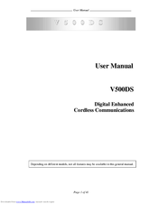 Aztech V500DS User Manual