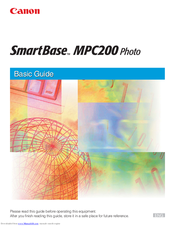 Canon SmartBase MPC200 Basic Manual