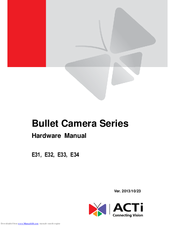 ACTi E33 Hardware Manual